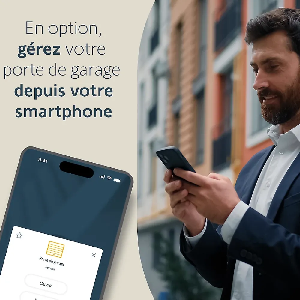 Somfy Motorisation de porte de garage Serenia IO 1100
