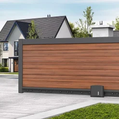 Avidsen Motorisation et visiophone connecté pour portail coulissant de 4 m