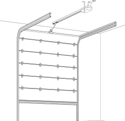 GoodHome Motorisation De Porte De Garage-Motorisation pour porte de garage sectionnelle