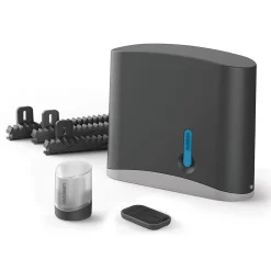 Avidsen Motorisation solaire pour portail coulissant Zenia SE + 2 télécommandes supplémantaires (3 en tout) -