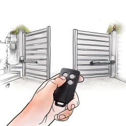 SCS Sentinel Motorisation De Portail-Motorisation à vérins OpenGate1 pour portail battant