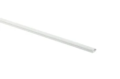 D-Line Moulure décorative demi-circulaire 16x08 mm blanche 2 m