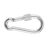 Vis Express Mousqueton de sécurité Diamètre Câble 20 Acier zingué - 5 pièces