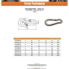 Vis Express Accessoire De Corde, Câble Et Chaîne-Mousqueton Inox A4 Diamètre 4 - 1 pièce