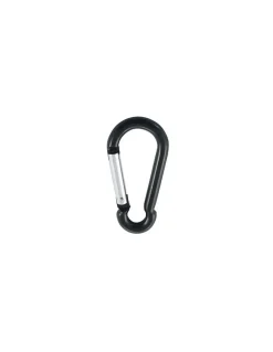 Vis Express Mousqueton POMPIER 6X60 Noir Aluminium - 5 pièces