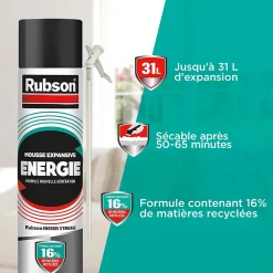 Rubson Mousse expansive energie 750ml