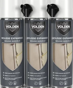 Volden 3 mousses expansives en lot 500ML