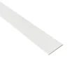 Homewell Méplat alu (24mm x 1,45mm x 1000 mm, Laqué Blanc)