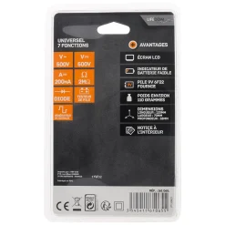 Zenitech Multimètre-Multimètre digital 19 calibres -