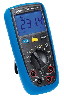 Chauvin Arnoux Multimètre-Multimètre numérique MTX 203-Z , 600 V CAT III, IP54, rétro-éclairage bleu