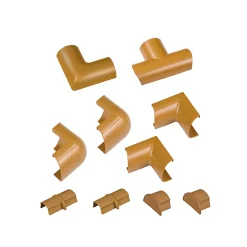 D-Line Moulure, Goulotte Et Plinthe-Multi-Pack d'accessoires pour goulotte effet chêne 30x15mm