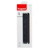Legrand Multiprise avec interrupteur 4 prises rotative à fixer blanc et gris 1.5 m