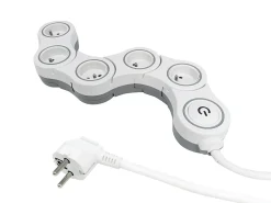 Diall Multiprise-Multiprise avec interrupteur 5 prises modulable 2m