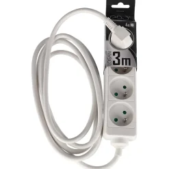 Edo Multiprise avec terre 4 prises câble 3 m 777555