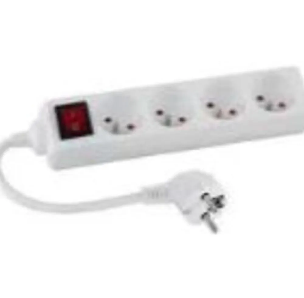 Horoz Electric Transformateur, Convertisseur Et Chargeur Usb-Multiprise filaire 4 prises câble 1,5 mètres + interrupteur à voyant