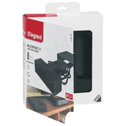 Legrand Multiprise parafoudre 4 prises noir 2 m