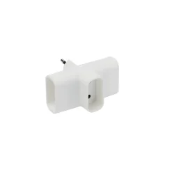 Multiprise 3 prises 6A latérales Homepower blanc