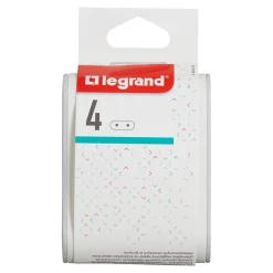Legrand Multiprise 4 prises 2P blanc et gris