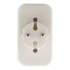 Zenitech Multiprise-Multiprise 4 prises pour façade 4x6A - Blanc -