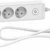Schneider Electric Multiprise 3 prises Odace blanc 1.5 m