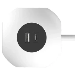 Jacobsen Multiprise-Multiprise 4 prises + 2 USB 1.5 m forme cube