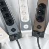 Schneider Electric Multiprise-Multiprise 5 prises + 2 usb Odace anthracite 1.5 m