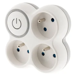 Zenitech Transformateur, Convertisseur Et Chargeur Usb-Multiprise triplite + interrupteur 16A -