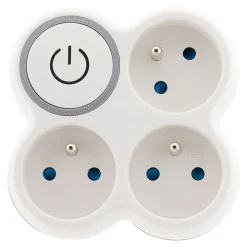 Zenitech Transformateur, Convertisseur Et Chargeur Usb-Multiprise triplite + interrupteur 16A -