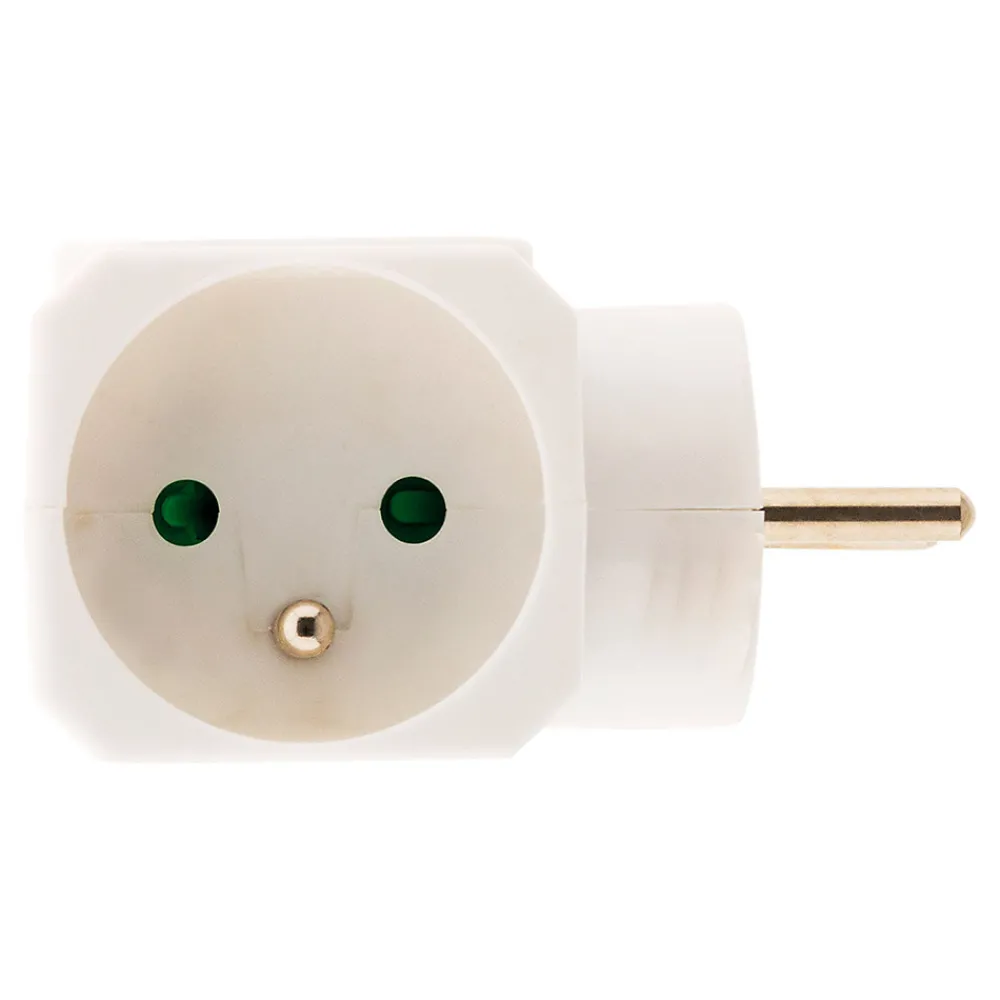 Zenitech Multiprise triplite 2x16A + 1x6A latérale -