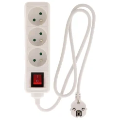 Zenitech Multiprise 3x16A 2P+T + interrupteur