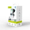 Muvit Support Voiture pour Smartphones Rotatif à 360 Pince Extensible à 80mm Noir