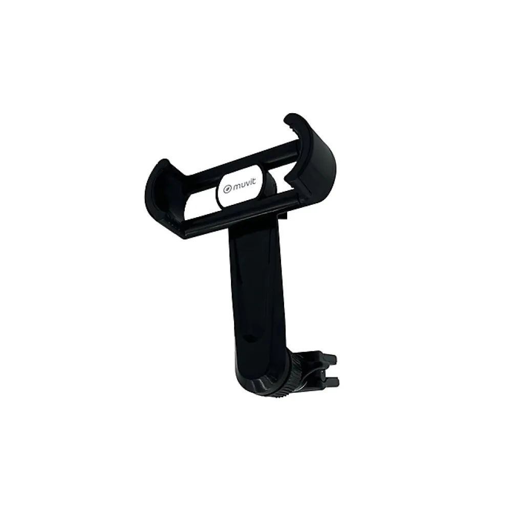 Muvit Accessoire Smartphone Et Tablette-Support Voiture Universel 360 degrés Grip Déporté Rotatif Extensible 80mm Noir