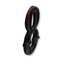 Jean Chapuis Ets Chiffre Et Lettre Pour Maison-N° de maison - marquage 8 - en fonte - couleur marron - à visser - hauteur 12 cm - Chapuis CFR8