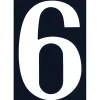 Chapuis Chiffre Et Lettre Pour Maison-N° de maison - marquage 1 - en PVC - couleur bleu et blanc - autocollant - hauteur 11 cm - NA01