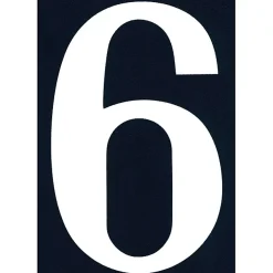Chapuis Chiffre Et Lettre Pour Maison-N° de maison - marquage 1 - en PVC - couleur bleu et blanc - autocollant - hauteur 11 cm - NA01