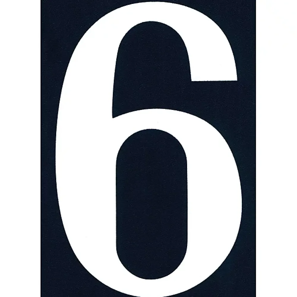 Chapuis Chiffre Et Lettre Pour Maison-N° de maison - marquage 1 - en PVC - couleur bleu et blanc - autocollant - hauteur 11 cm - NA01