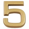 Chapuis Chiffre Et Lettre Pour Maison-N° de maison - marquage 4 - en PVC - couleur or - autocollant - hauteur 3,7 cm - LD3704