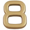 Chapuis N° de maison - marquage 8 - en PVC - couleur or - autocollant - hauteur 3,7 cm - LD3708