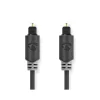 Nedis - Cable audio optique TosLink male - 5 metres - Gaine PVC ronde