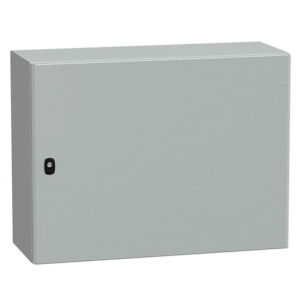 Schneider Electric Nsys3d6830p Coffret Métallique étanche Ip66 - 600x800x300 - Plaque Fournie - Spacial S3d -