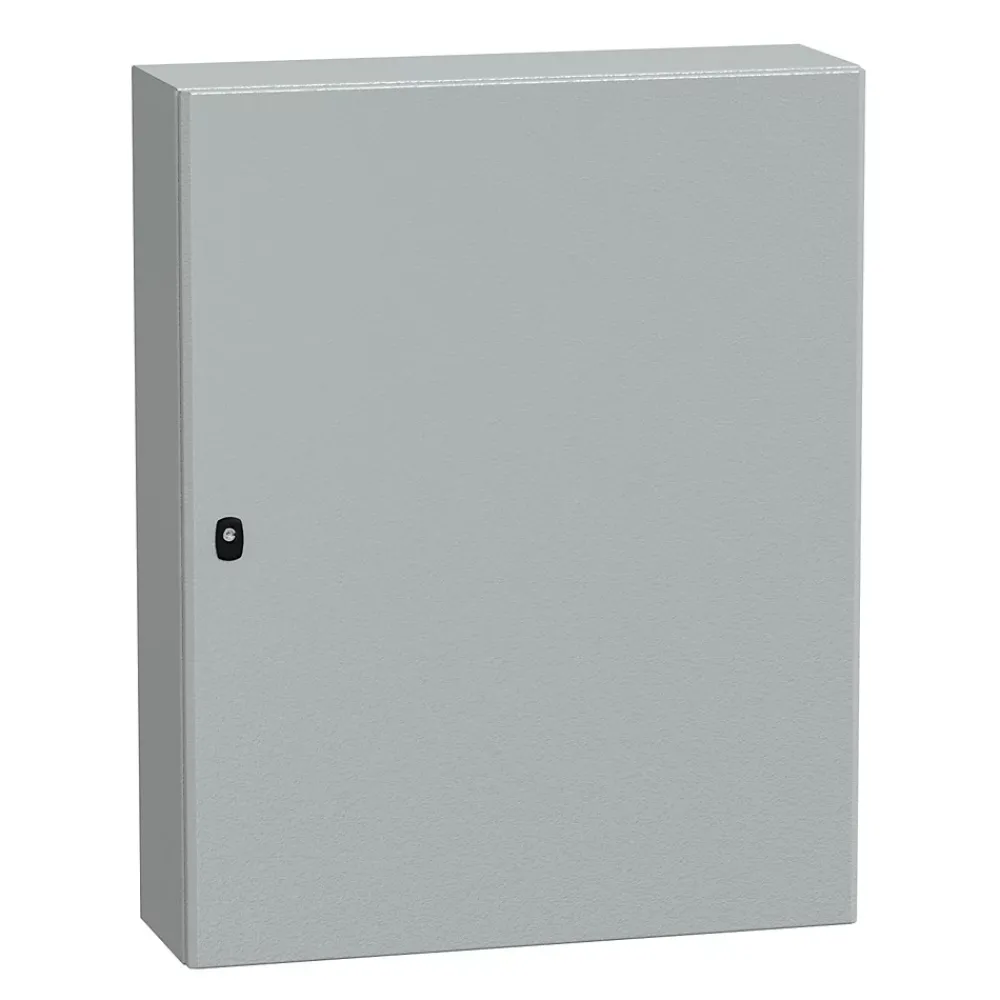 Schneider Electric Tableau Électrique Nu-Nsys3d10825p Coffret Métallique étanche Ip66 - 1000x800x250 - Plaque Fournie - Spacial S3d -
