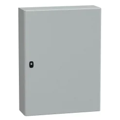 Schneider Electric Nsys3d8620p Coffret Métallique étanche Ip66 - 800x600x200 - Plaque Fournie - Spacial S3d -