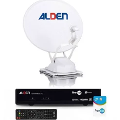 Alden Antenne, Parabole Et Fixation-Onelight EVO Parabole Satellite Automatique 60cm + Récepteur satellite SATMATIC HD FRANSAT
