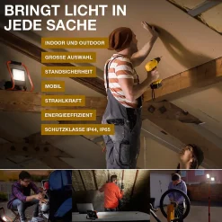 Osram Lampe de travail LED Value Pocket 10 W à piles
