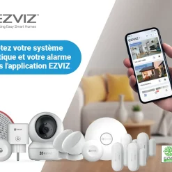 Ezviz Alarme Sans Fil-Pack alarme et contrôle domotique Matter