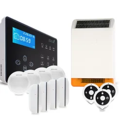Atlantic'S Alarme Sans Fil-Pack Alarme Sans Fil Neos Kit 4 (md-326r)