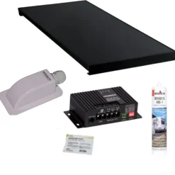 Antarion Kit Panneau Solaire-Pack ALL BLACK Panneau Solaire 190W + Régulateur solaire MPPT20