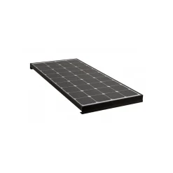 Antarion PACK BLACK BOOSTER 170W Seul Panneau solaire Camping Car + Kit de pose solaire avec Régulateur de Charge