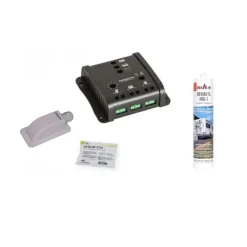 Antarion Kit Panneau Solaire-PACK BLACK BOOSTER 170W Seul Panneau solaire Camping Car + Kit de pose solaire avec Régulateur de Charge