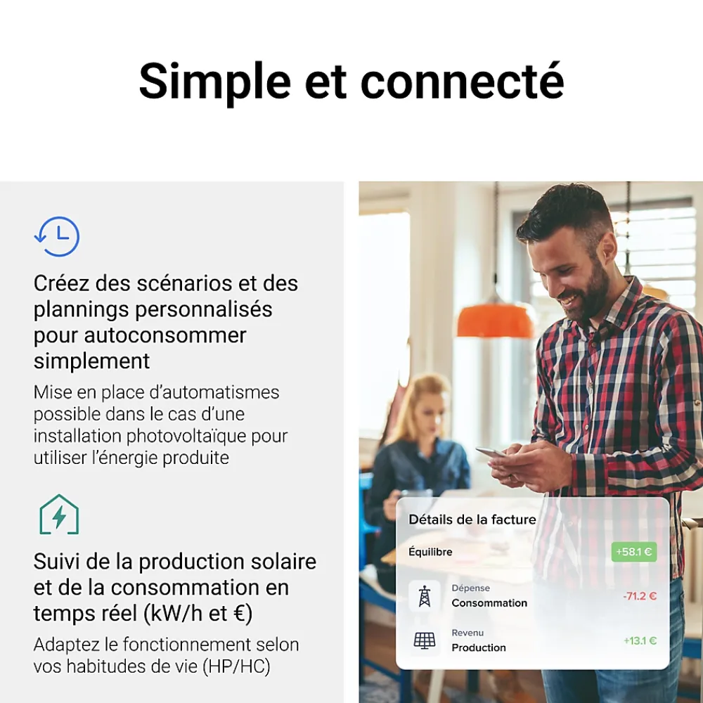Legrand Onduleur Et Raccordement Pour Panneau Solaire-Pack connecté Drivia pour panneaux solaires